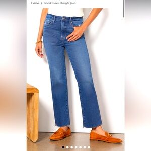 Good American Good Curve Straight Jean size 4/27